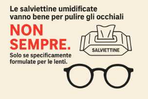 salviettine detergenti occhiali