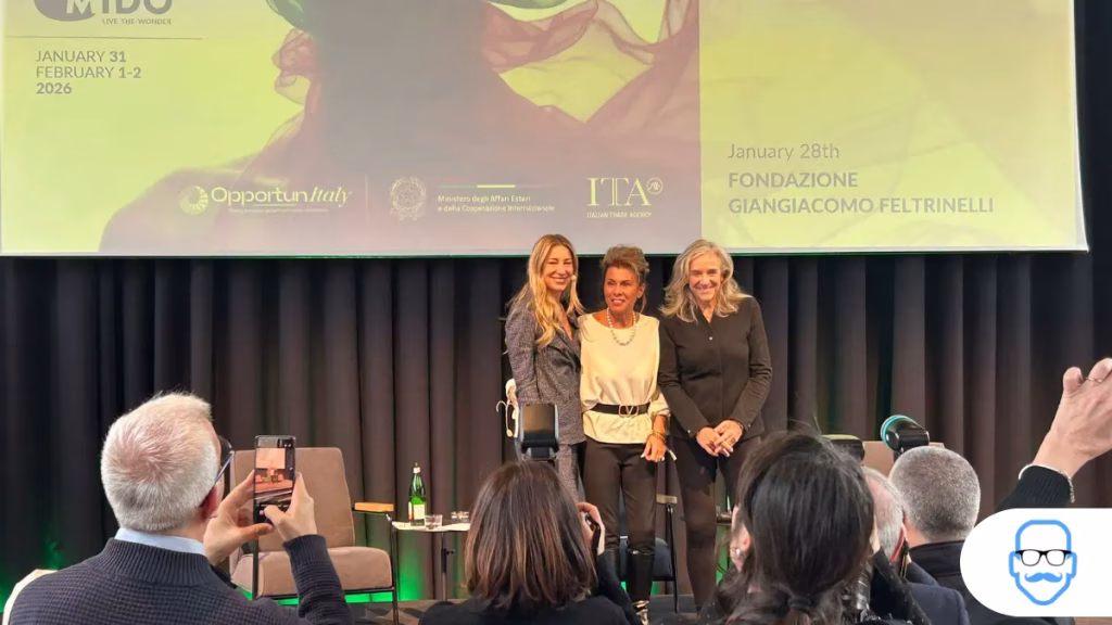 Giovanna botteri lorraine berton Mia ceran conferenza stampa mido 2026