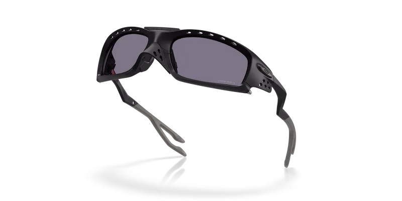 Close-up of Oakley Plantaris SQ sunglasses frame and lenses.