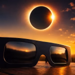 occhiale di protezione per eclissi solare
